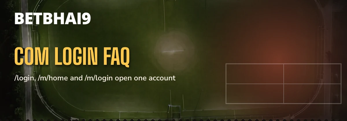 Aerial view of a floodlit cricket ground under the Betbhai9 com login FAQ label